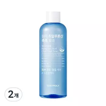 Увлажняющий тоник с гиалуроновой кислотой Tony Moly Wonder, 500 мл, 2 шт.