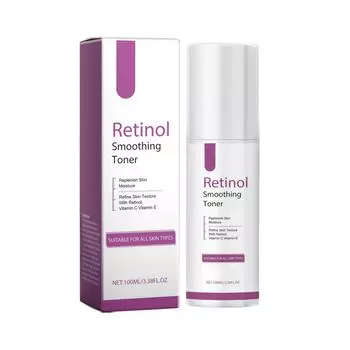 Увлажняющий тоник с ретинолом Увлажняет и омолаживает кожу Уход за тонкими морщинами Осветляет базовый тон кожи100 мл One Size