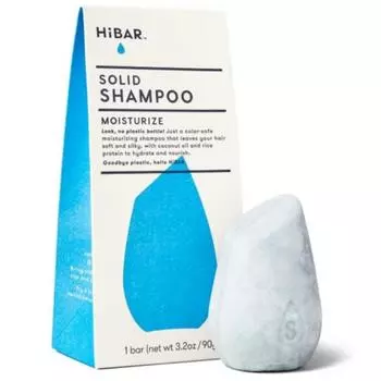 Увлажняющий твердый шампунь HIBAR с кокосовым маслом, 1 шт.