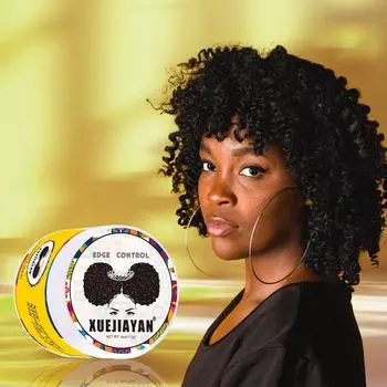 Увлажняющий восковой гель для укладки Пчелиный воск и кокос для сглаживания краев Мягкая текстура Подходит для нормальных волос Нежирный, мощный воск для укладки 113g