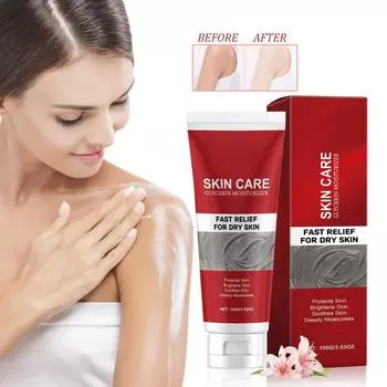 Увлажняющий защитный крем с глицерином, увлажняющий крем для лица, укрепляющий кожный барьер, нежное увлажнение, 100 г белый