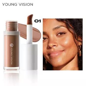 Увлажняющий жидкий консилер цвета пшеницы, контроль жирности, невидимый, полное покрытие, поры, темные круги, слоновая кость, крем-основа для макияжа