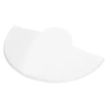 uxcell 100 Pieces Coffee Filters Half Moon Shape White Paper Filters for Home and Office Pour Over and Drip Coffee Makers
