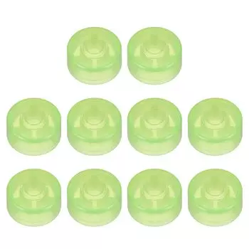 uxcell 10 шт. Накладки на ножные переключатели Крышки кнопок гитарных педалей Пластиковые верхние крышки для ножных переключателей Дюймовые для кнопок педалей гитарных эффектов Ярко-зеленые 3/8