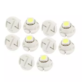 uxcell 10pcs Car LED Light LED Room Lamp White Car T4.7 5050 SMD LED