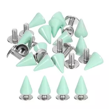 uxcell 16 комплектов s pie studs kit 7 мм конусы kupangkuro заклепки винты назад Custuds винт Rapid Rivet Screw DIY кожаное ремесло для поясной сумки обувь