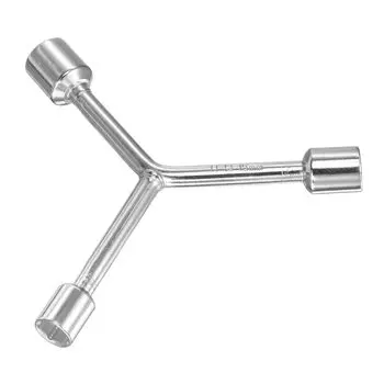 uxcell 3-х сторонний торцевой ключ из хром-ванадиевой легированной стали, шестигранный стальной торцевой ключ для ремонта, длина 11 мм, 13 мм, 15 мм, 75 мм, CR-V, Y-образная форма