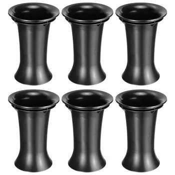 uxcell 6 шт. x Порт фазоинвертора для динамика, Труба для сабвуфера, Басовая труба для корпуса, Басовый порт для корпуса динамика 98x160 мм/3,9 6,3 DJ/PA