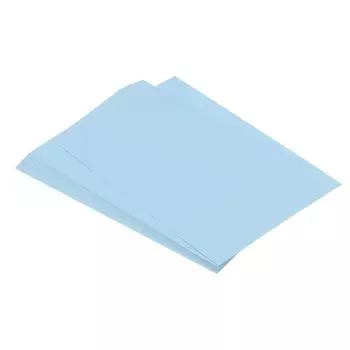 uxcell 75 Sheets A4 Color Print Copy Paper x Origami Paper Printer Paper 80gsm Printing Document Copy Art Craft Light Blue 8.5 11
