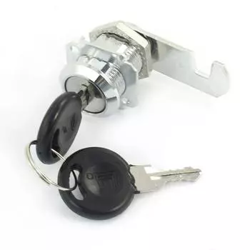 uxcell Camlock Tool Box Furniture Cylinder with Thread Length 22 Thread Diameter 19 mm Key, mm,