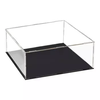 uxcell Display Case Box Пылезащитный защитный витринный куб Товары Show Box Акриловый прозрачный 30x30x15 см