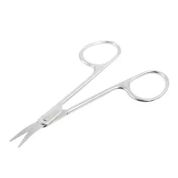uxcell Mayu Scissors Stainless Steel Eyebrow Cutting Scissors Eyebrow Scissors Thin Blade Scissors Cosmetic Scissors