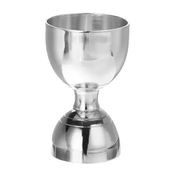 uxcell Нержавеющий стальной колокольчик Kaku Terzigar Bar измерительный джиггер в стиле колокольчика измерительный джиггер бар инструмент с измерительными метками для Kaku Terzigar Silver