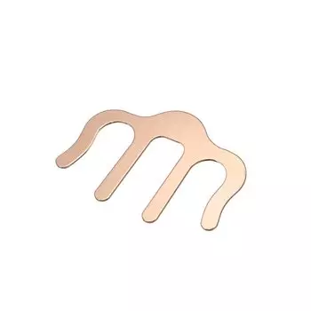 uxcell Нотный зажим для книг, держатель для страниц, держатель для нот для фортепиано, держатель для нотной книги, подставка для нот, металл, 94 x 66 мм, розовое золото, 1 шт.