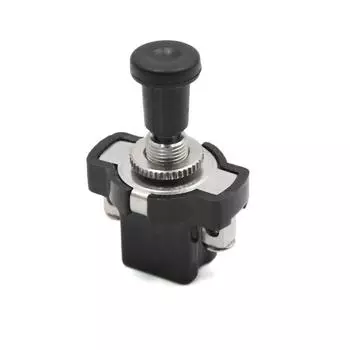 uxcell Push Pull Switch Plastic Black Headlight On-Off Push Pull Switch Car Headlight 4.5cm Length