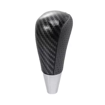 uxcell Ручка рычага переключения передач автомобиля с рисунком из углеродного волокна для Lexus Серая и черная Toyota, RAV4, Corolla, Avalon, Yaris, 4Runner, Sienna, Camry,