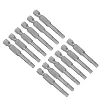 uxcell Set of 40 Hex Shank Magnetic H2 Hex Torque Screwdriver Bits 1/4 (6.3 mm)