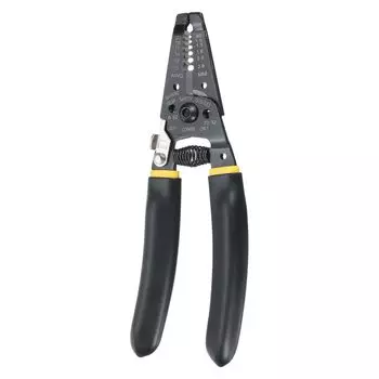 uxcell Wire Stripper Инструмент для зачистки проводов AW G Wire Cutter Обжимной инструмент для проводов и многофункциональный ручной инструмент Универсальный электрический инструмент для резки и обжима проводов
