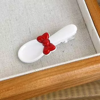 UXSL Новые милые и забавные креативные заколки для волос, красочные заколки-бантики, заколки для волос в виде суповых ложек для женщин, девушек, заколки-автоматы, модные аксессуары для волос