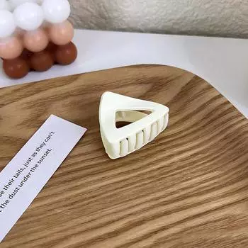 UXSL Новые простые матовые треугольные заколки-крабы для волос для женщины, девушки, зажим для высокого хвоста, фиксированные шпильки, зажим-краб, модные аксессуары для волос