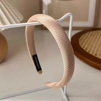 UXSL Осень/Зима Новая Коричневая Повязка на Голову Губка Широкая Повязка для Волос для Женщины Девушки Элегантный Ободок для Волос Модные Аксессуары для Волос