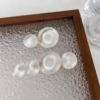 UXSL Ретро Океан Пузырь Прозрачный Синий Желейный Набор Заколок для Волос Зажим для Челки для Женщин Девочек Заколки Геометрия Барретты Головной Убор