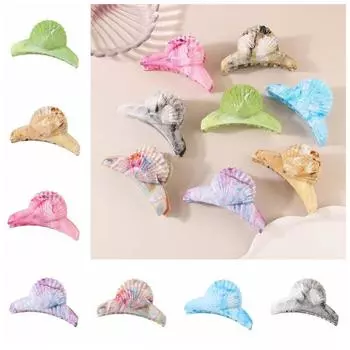 Уксусная кислота Уксусная кислота Заколки Пляжные головные уборы Ацетат Ракушка Волосы Коготь Ежедневно розы красного