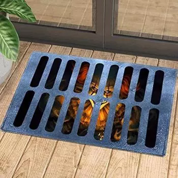 Ужас Джокер тема противоскользящий фестиваль украшение дома коврик для входа в дверь с призраком на Хэллоуин