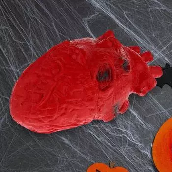 Ужас Поддельное Сердце Моделирование Поддельная Модель Человеческого Сердца Реалистичная Жуткая Шутка