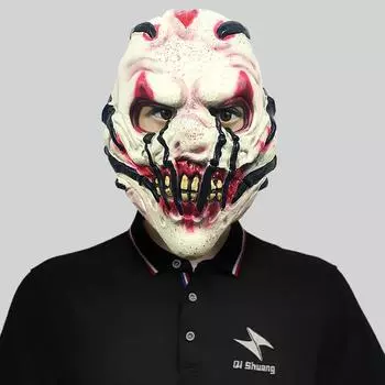 Ужасающая маска зомби Черный коготь для Хэллоуина, праздников и костюмов для вечеринок