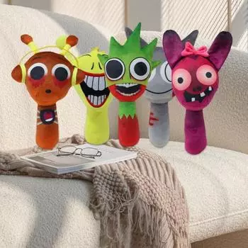 Ужасная плюшевая кукла для фанатов, детей и взрослых, мягкая, очаровательная мягкая игрушка, рождественский подарок на день рождения для мальчиков и девочек, побуждающая к творческой игре, игрушка C