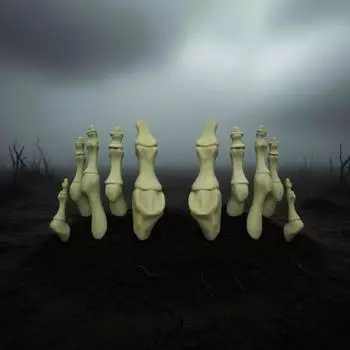 Ужасное украшение-скелет, Жуткое украшение, Куда его можно поставить, чтобы пугать людей One Size