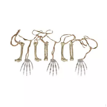 Ужасный скелет, подвесное украшение, украшение на Хэллоуин, домашний декор, художественные поделки, реквизит для вечеринки, привидения Skeleton Arm Hand