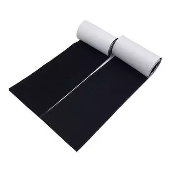 UZIPAL Velcro Ширина 11 см x Длина Мужской и женский супертеплопроводный двухсторонний скотч для коммерческого домашнего использования, 1 м, набор, прочный, клейкий, водонепроницаемый, чёрный