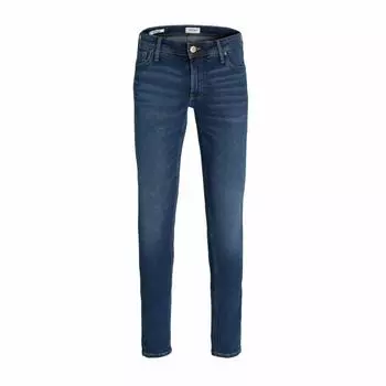 Узкие джинсы с пятью карманами из 100% хлопка с низкой посадкой Kids JACK & JONES