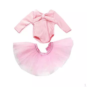 Узкий балетный танцевальный костюм, юбка, платье, одежда для 18-дюймовых кукольных кукол