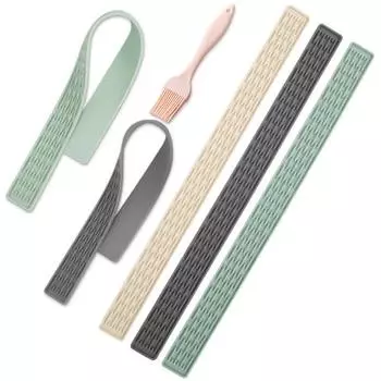 Узкий длинный силиконовый нескользящий коврик термостойкий водонепроницаемый сушильный коврик многофункциональный кухонный столешница для мойки светло-зеленый