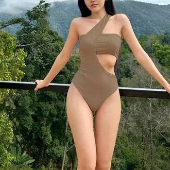 Узкий, сексуальный, асимметричный комбинезон Spicy Girls из Европы и Америки, весенне-осенняя женская одежда S чёрный