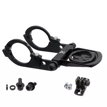 Узкое комбинированное крепление Wahoo Aero для нижнего адаптера Wahoo New BOLT для [Rec Mount] (двухсторонний тип) (V2) [WAH3-Узкий9+GP] (с ГП-К400А) 31.8mm чёрный