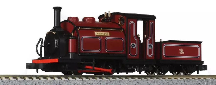Узкоколейная железная дорога KATO Small England Princess Red, модель паровоза KATO/PECO (ОО-9) 51-201А