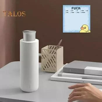 Узор утки, липучки для заметок, 50 страниц, легко отрываются, гладкие, веселый дизайн, красочные блокноты с животными, офисные принадлежности синий