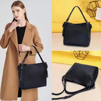 Узор Wind Lychee, первый слой коровьей кожи, большая вместимость, модные складные сумки на одно плечо, эта партия повседневных сумок через подмышку розовый