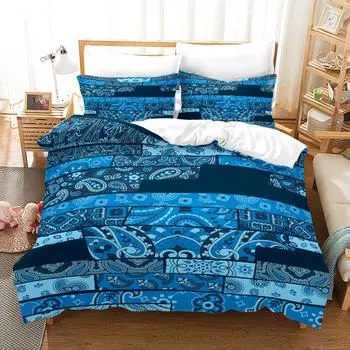 Узоры для шитья Комплект пододеяльников Цифровая печать Полиэстеровый пододеяльник Комплект постельного белья King Size Одеяло-покрывало для мальчиков и девочек 70x133cm 2pcs