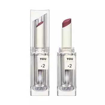 uzu by flowfushi 38c / 99f lipstick you +2 smoky red matte lipstick lip care skin beautiful bacteria fragrance-free hypoallergenic