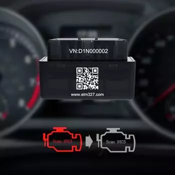 V01H4 Автомобильный считыватель ELM327 V1.5 OBD2 Bluetooth 4.0 сканер OBDII автомобильный диагностический сканирующий инструмент для IOS Android Windows V01H4