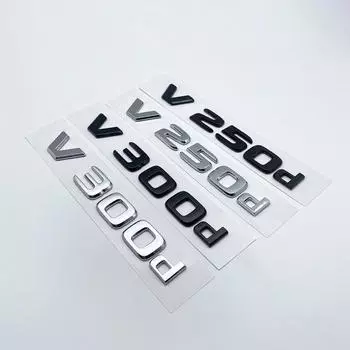V250d V300d эмблема автомобиля наклейка для M1ercedes B1enz V Class W447 V200d чёрный