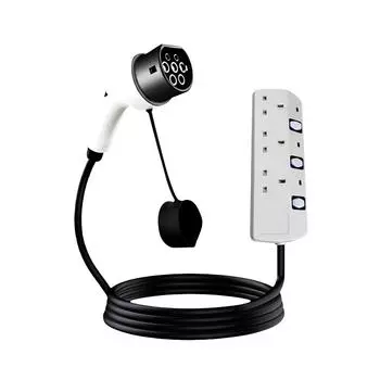 V2L Разрядник для кабельной дороги 5M 16A 3.5kW Разрядка транспортного средства с 3-портовой вилкой Тип 2 Разрядник EU розетка