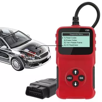 V309 OBD2 считыватель кодов OBD 2 сканер OBDII цифровой дисплей автомобильный диагностический инструмент автоаксессуары ELM 327