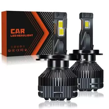 V45 автомобильная лампа для фар H4, медная трубка с жидкостным охлаждением, светодиодная лампа h1H79005, высокая мощность H1 One Piece Price белый