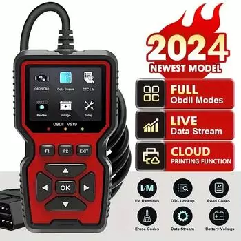V519 Профессиональный сканер obd2 Диагностический инструмент EML327 OBD II Устранение неисправностей автомобиля Считыватель кодов автомобиля